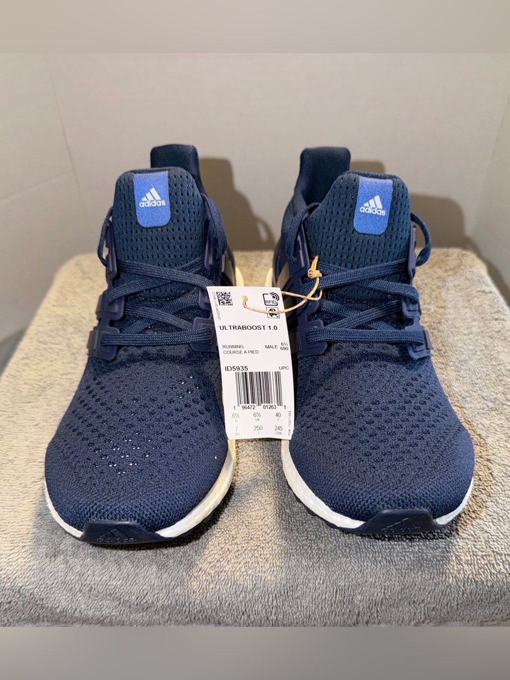 adidas Primeknit Ultraboost 1.0 Running Shoes Men's Size 7 NWT Shadow Navy ID593